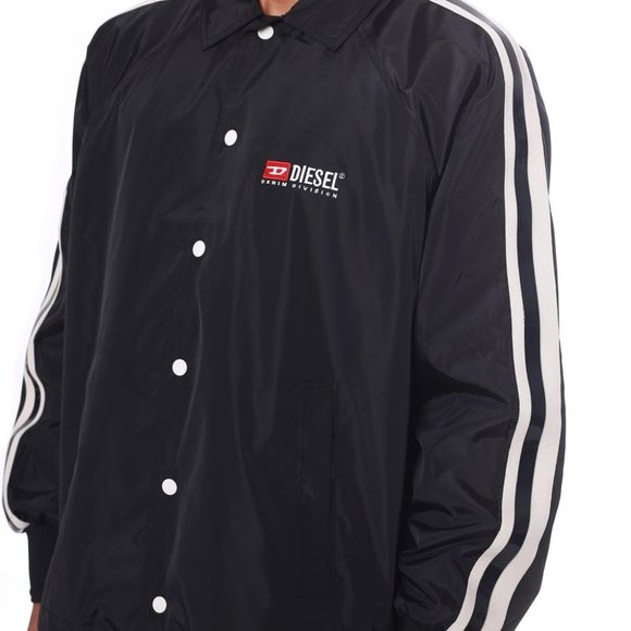MENS DIESEL J-AKITO LOGO EMBROIDERED COACH JACKET SIZE M - Picture 16 of 16